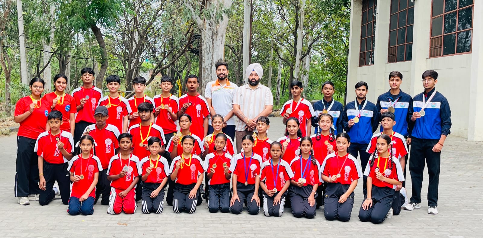 Great achievement of kickboxing players of Hoshiarpur.
